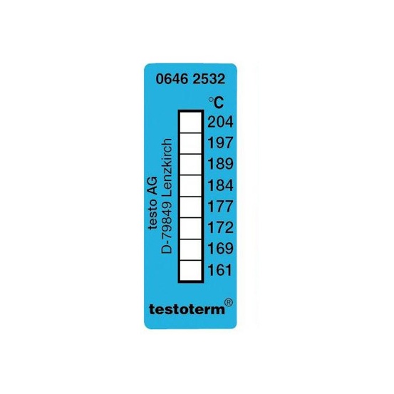 Термоиндикаторы testoterm +161 … +204 °C